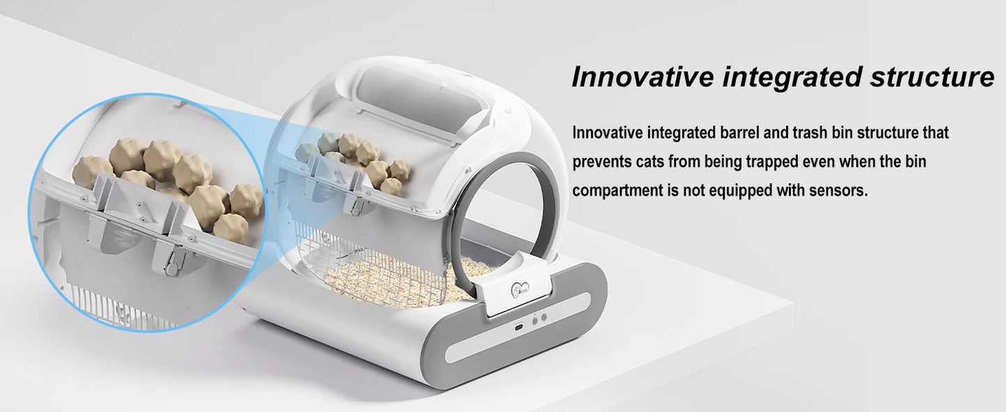 SmartClean 65L Self-Cleaning Litter Box